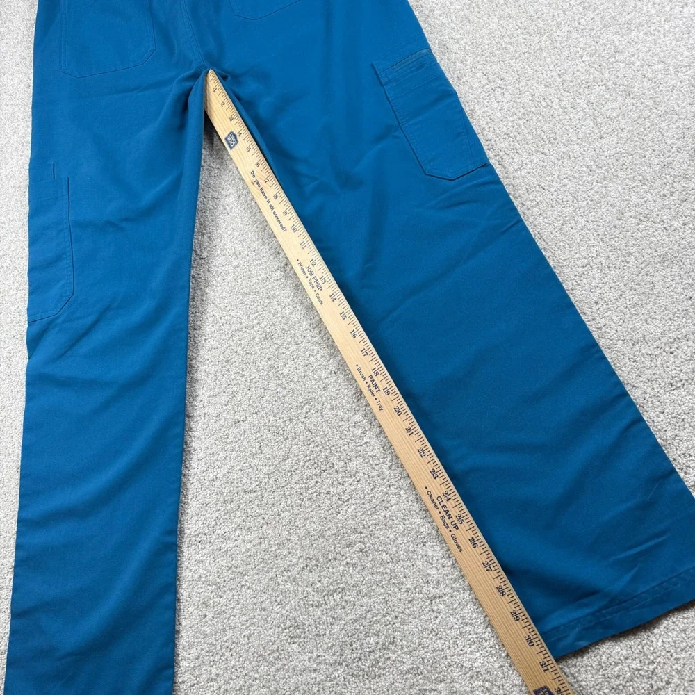 Figs Men Cargo Pants in teal blue- medium